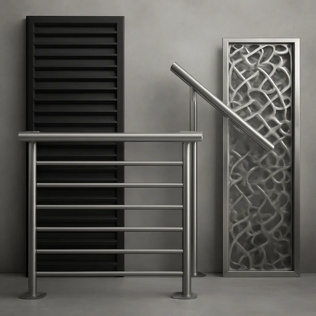 Finished metalwork examples representing blog with refined lines and durable finishes