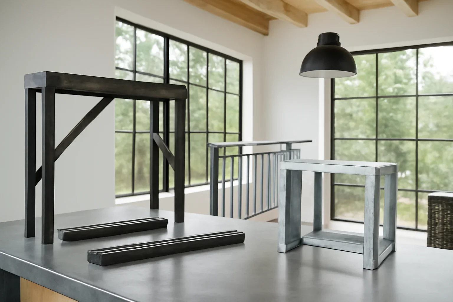 Comparison of custom fabricated metal details and prefab metal products for a Seattle architectural project