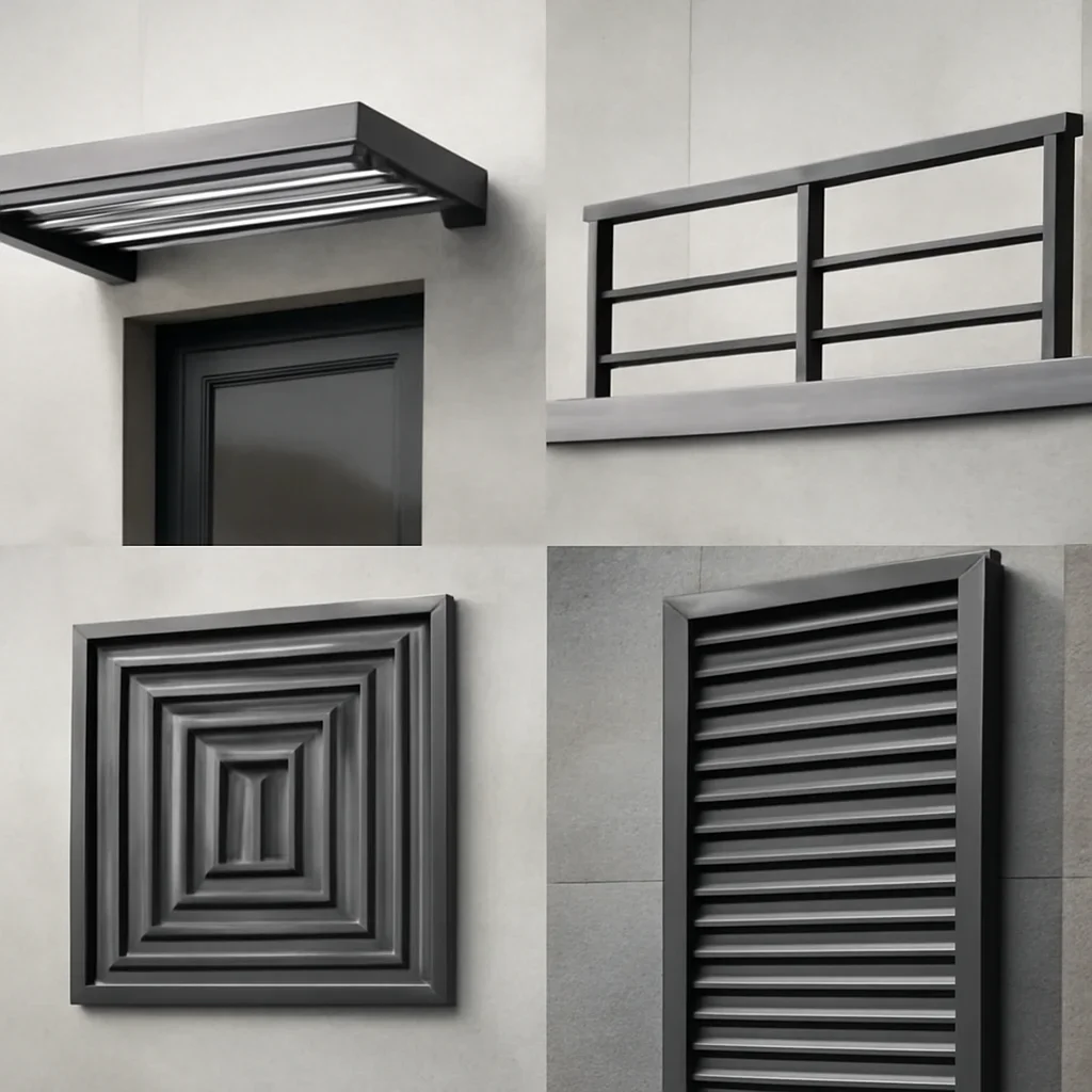 Finished metalwork examples across Washington and Oregon service areas with refined lines and durable finishes